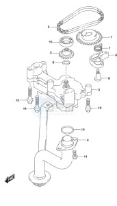 DF 350A drawing Oil Pump