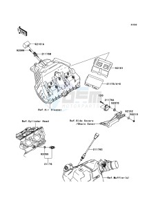 NINJA_ZX-10R_ABS ZX1000KBF FR GB XX (EU ME A(FRICA) drawing Fuel Injection