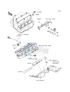 ZX 600 N [ZX-6RR] (N1) N1 drawing FUEL INJECTION