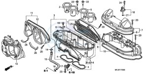 CBR600RR9 Europe Direct - (ED / SPC) drawing AIR CLEANER