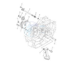 WR R 250 drawing OIL PUMP