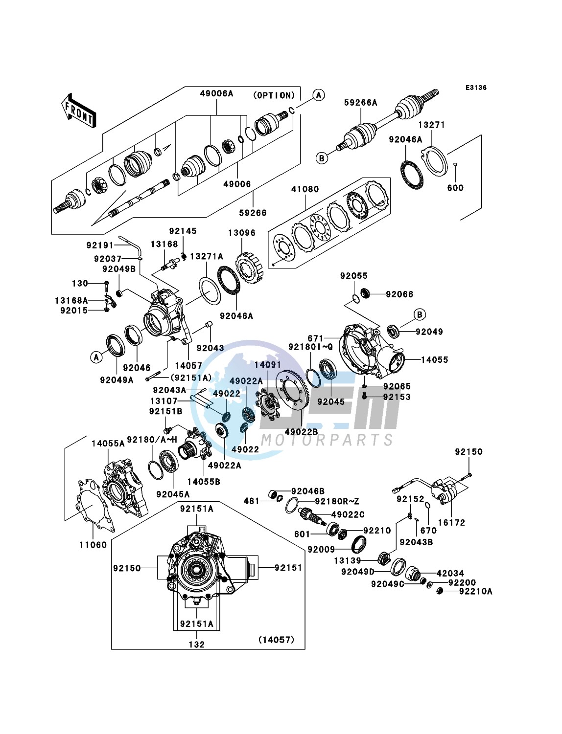 Drive Shaft-Front