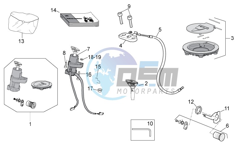 Lock hardware kit