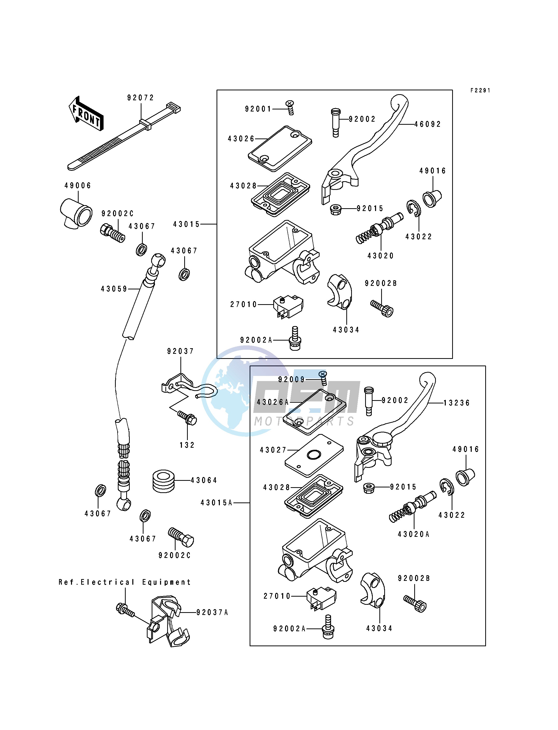 FRONT MASTER CYLINDER