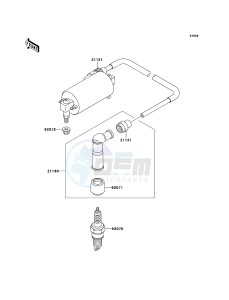 KLF300 4x4 KLF300-C17 EU GB drawing Ignition System