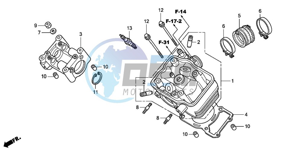 CYLINDER HEAD (CBR125R/RS/RW5/RW6/RW8)