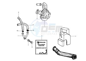 NRG POWER DD 50 drawing Caburetor Assy