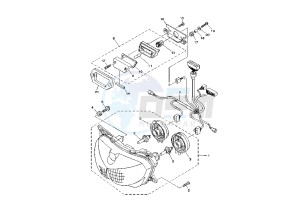 TDM ABS 900 drawing HEADLIGHT