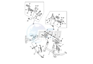 XP T-MAX BLACK MAX 500 drawing STAND- FOOTREST