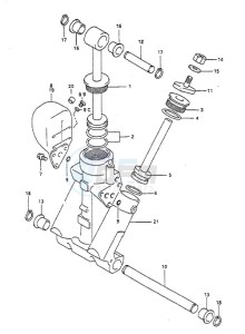 DT 65 drawing Trim Cylinder (1995 to 1997)