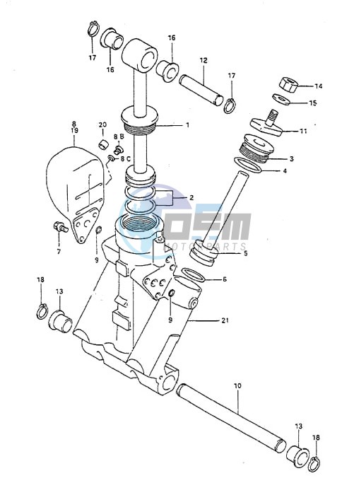 Trim Cylinder (1995 to 1997)