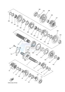 MT07 700 (1WS7 1WS9) drawing TRANSMISSION