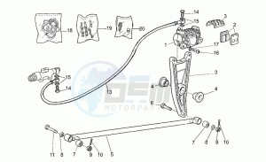 NTX 350 drawing Rear brake caliper