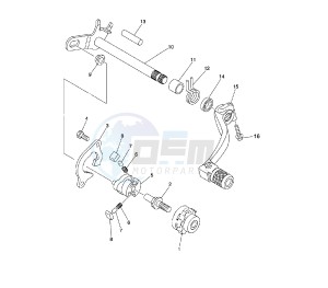 WR F 250 drawing SHIFT SHAFT