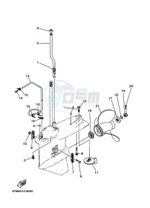 VZ150TLRD drawing LOWER-CASING-x-DRIVE-2