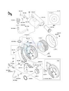 VN 800 B [VULCAN 800 CLASSIC] (B10) B10 drawing AIR CLEANER