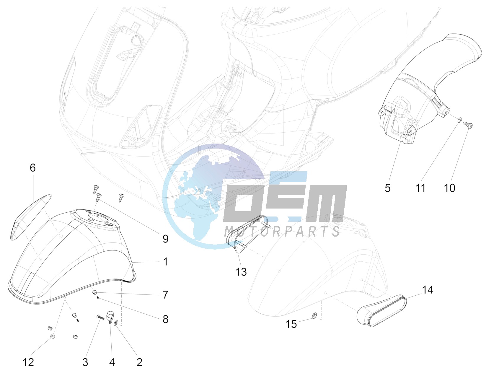 Wheel huosing - Mudguard