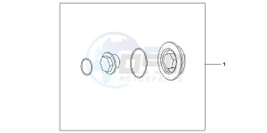 CRF450RB drawing ENGINE COVER INSPECTION PLUG R/ L