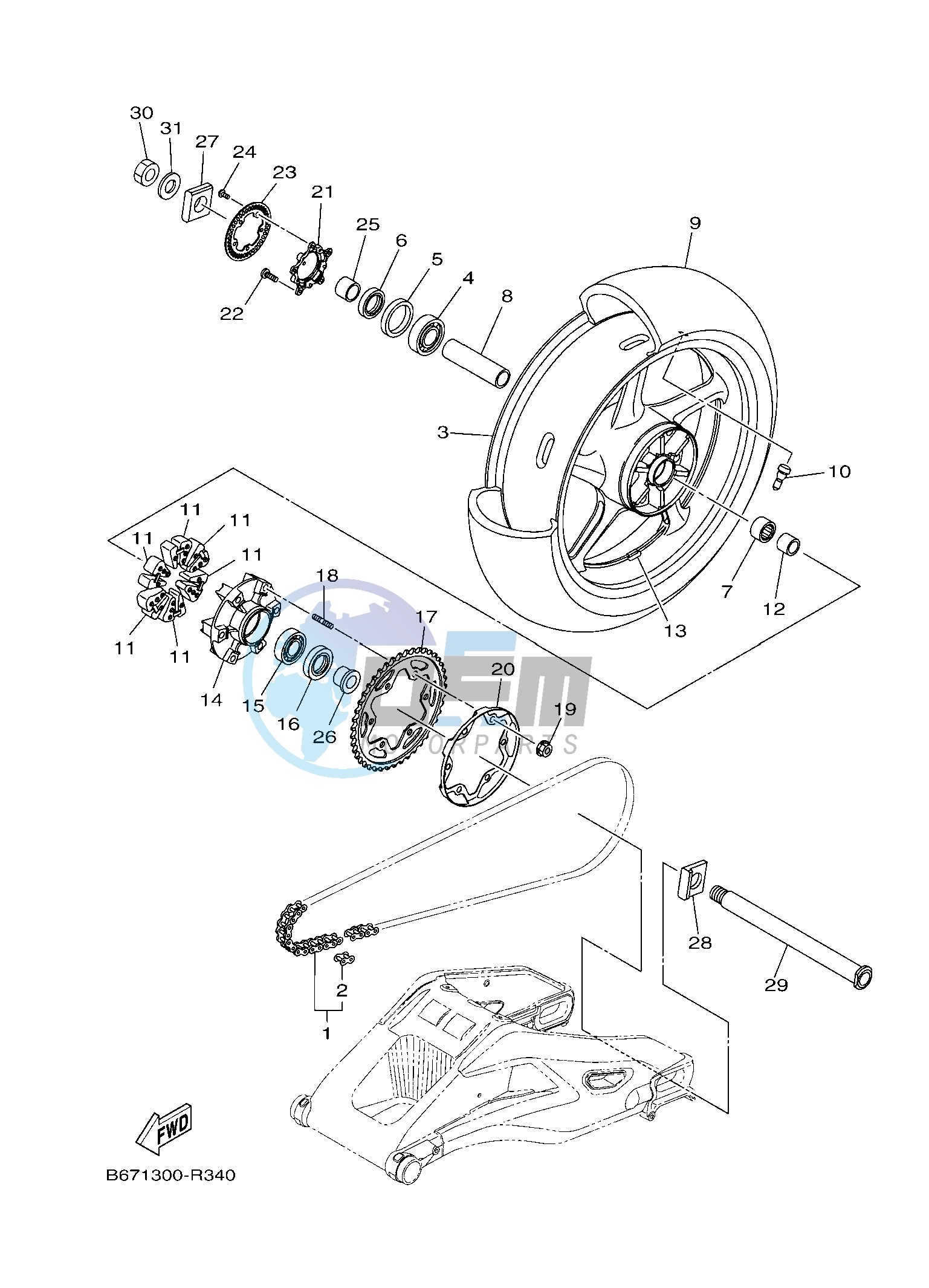 REAR WHEEL