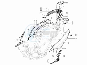 MP3 300 yourban lt erl drawing Side cover - Spoiler