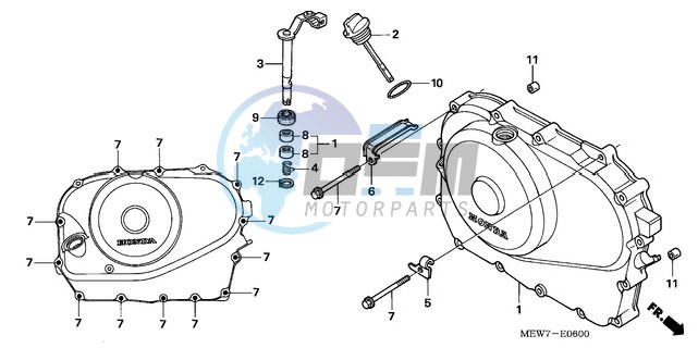 RIGHT CRANKCASE COVER