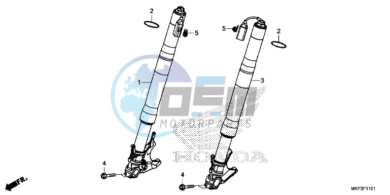 FRONT FORK (CBR1000S1/S2)