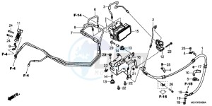 VFR800XC drawing ABS MODULATOR