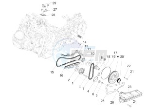 MEDLEY 150 4T IE ABS MA03M, M885M (APAC) drawing Oil pump