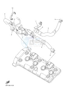 FZ8-S FZ8 FAZER 800 (42PA 42PE) drawing AIR INDUCTION SYSTEM