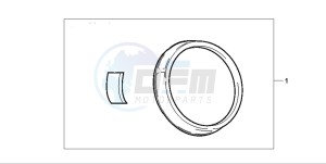 CB600F2 CB600F drawing METER RING