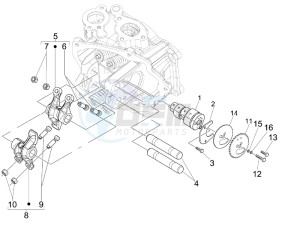 Granturismo 125 L Potenziato drawing Rocking levers support unit