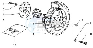 Runner 50 purejet drawing Rear Wheel