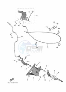 YXE850EN YXE85WPHL (BAN3) drawing PEDAL WIRE