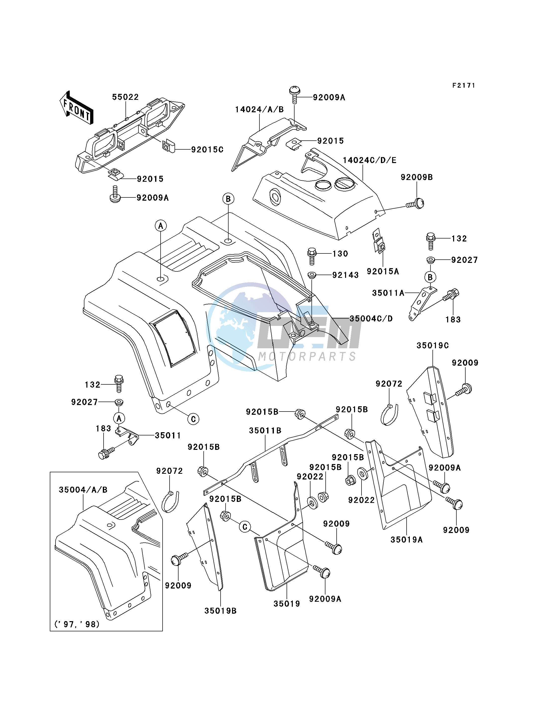 FRONT FENDER-- S- -