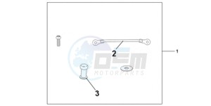 CBR1000RRA Australia - (U) drawing TANK BAG ATT KIT