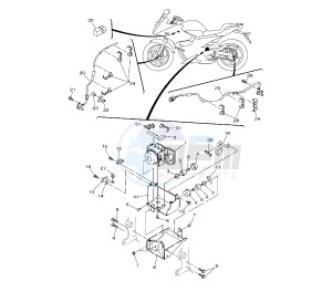 XJ6-S DIVERSION ABS 600 drawing ANTI LOCK BRAKE SYSTEM