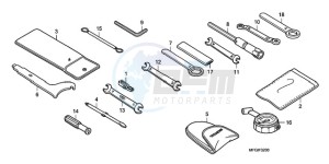 CB600F3A Europe Direct - (ED / ST 25K) drawing TOOLS