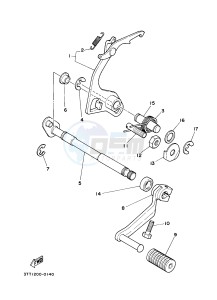 DT175 (3TSV) drawing SHIFT SHAFT