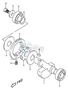 DR350 (V-W-X) drawing CRANK BALANCER