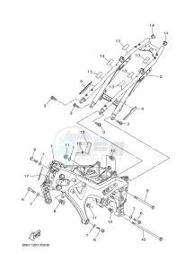 MTM850 MTM-850 XSR900 (B906) drawing FRAME