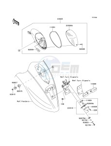 VN 900 B [VULCAN 900 CLASSIC] (6F-9F) B8F drawing TAILLIGHT-- S- --- JKAVN2B1 7A016370 - - -