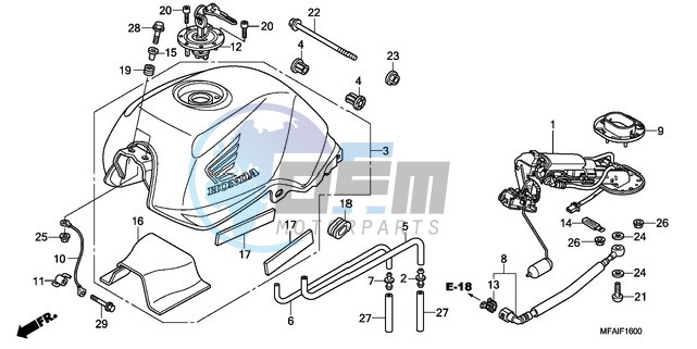 FUEL TANK/FUEL PUMP