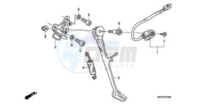 CB1000RA Europe Direct - (ED) drawing STAND