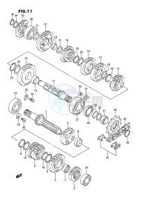 RM125 (E2) drawing TRANSMISSION