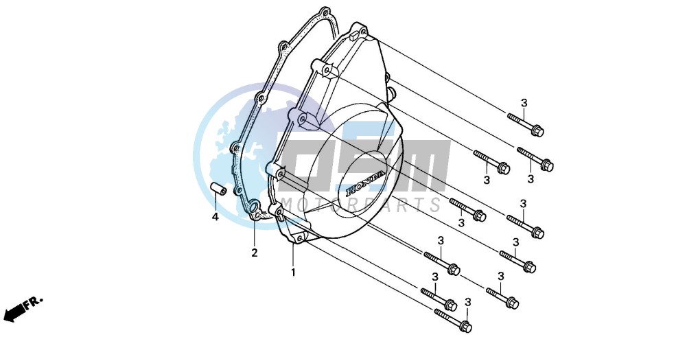 LEFT CRANKCASE COVER