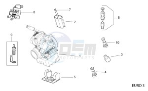 RS 125 E2 - E3 drawing Carburettor IIII