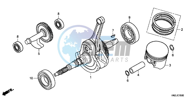 CRANKSHAFT/ PI STON