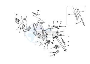 TT E 600 drawing STAND-FOOTREST