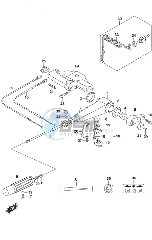 Tiller Handle