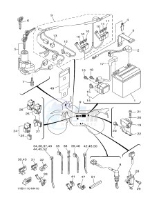 XT250 XT250F SEROW (1YBD) drawing ELECTRICAL 1